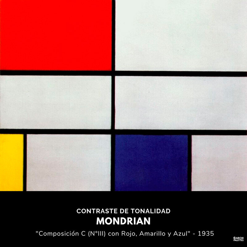 2-Contraste de tonalidad-MONDRIAN-Archipalettes.com.jpg